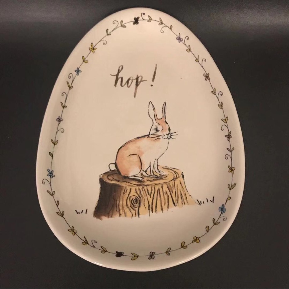 Rae Dunn Hop! Easter Plate